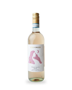 Dea del Mare Pinot Grigio Rosé — Flasche vor weißem Studio-Hintergrund