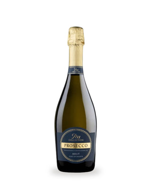 ITA Prosecco DOC Spumante Brut — Flasche vor weißem Studio-Hintergrund